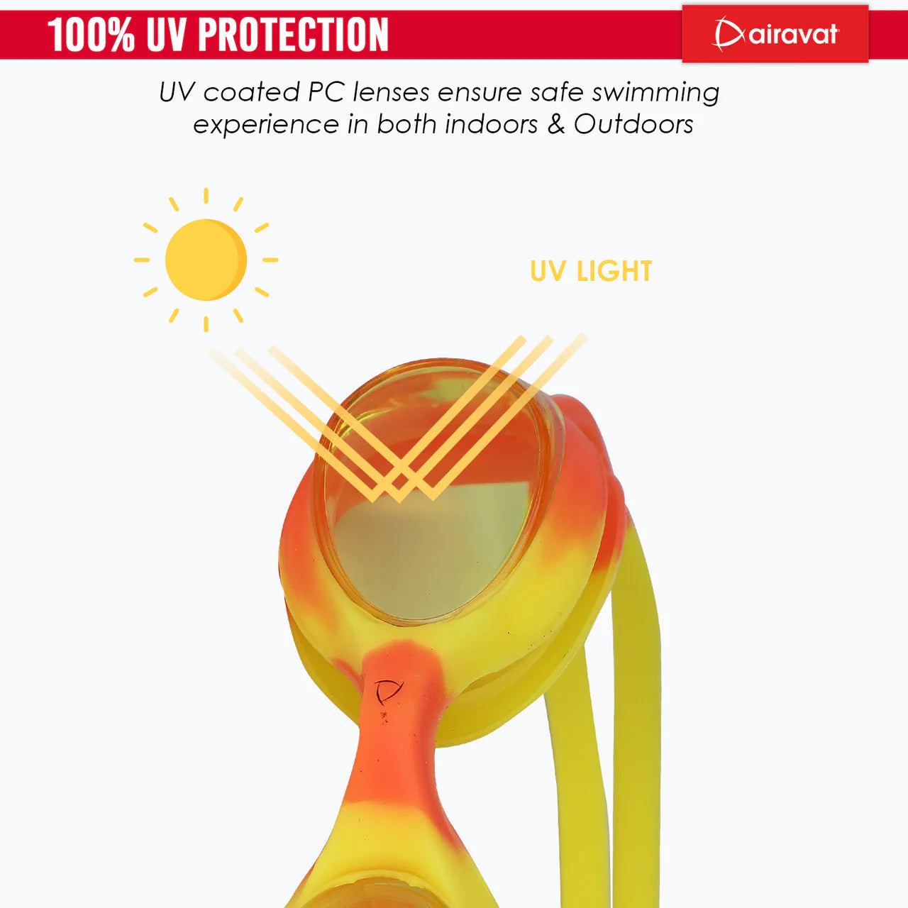 Ariavat Swimming Goggles for Kids (DORIS 1001)