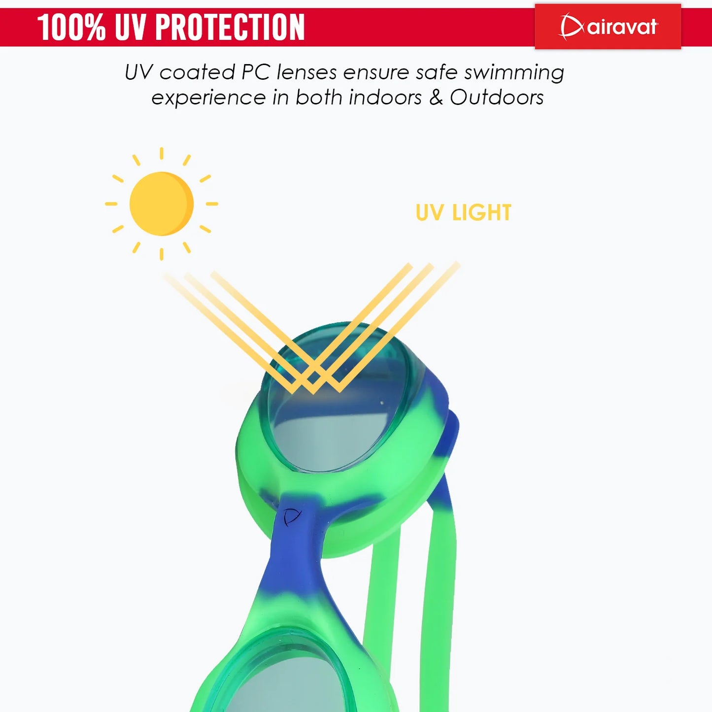 Ariavat Swimming Goggles for Kids (DORIS 1001)