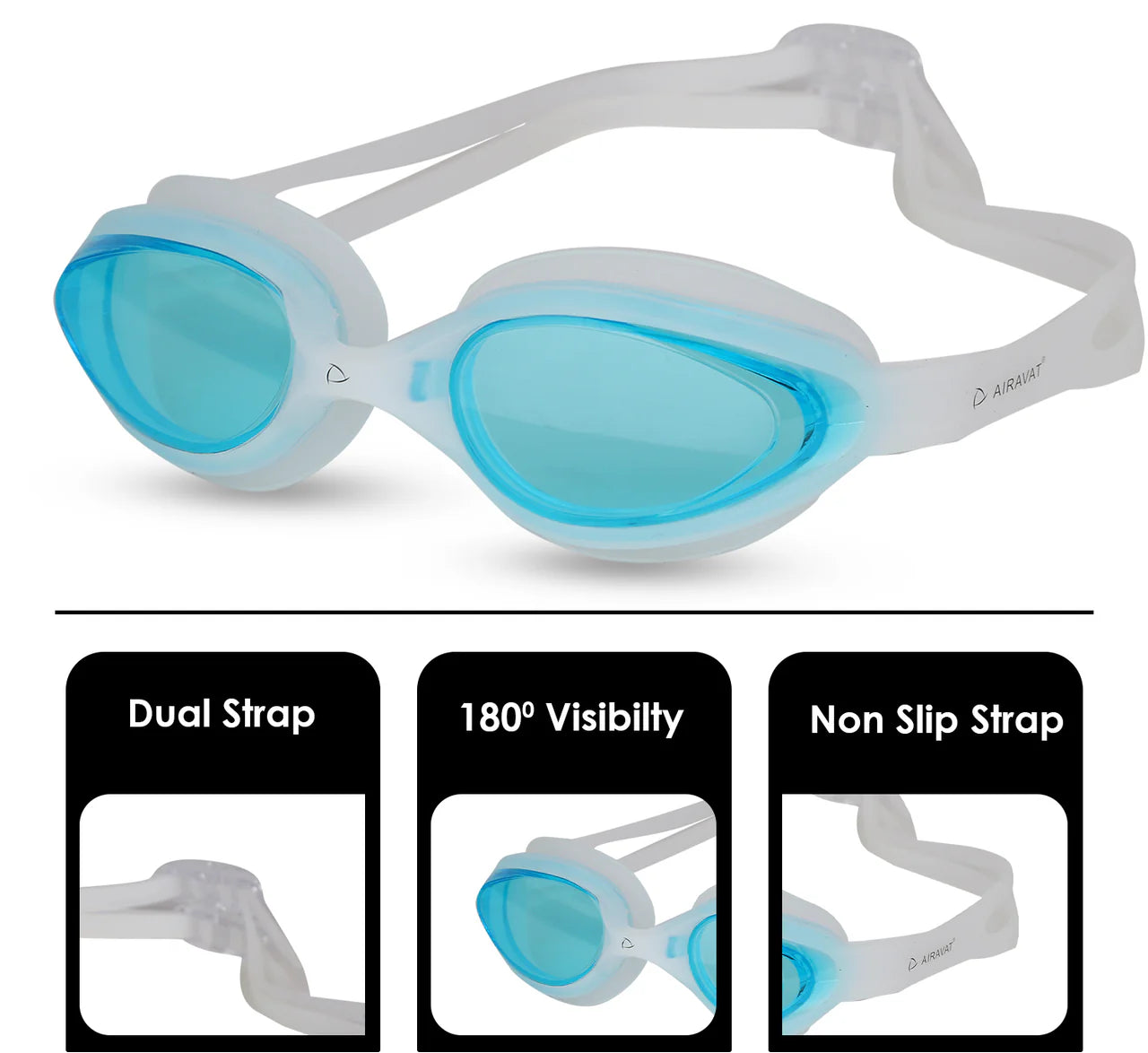 Ariavat Swimming Goggles (FRAYER 1003)