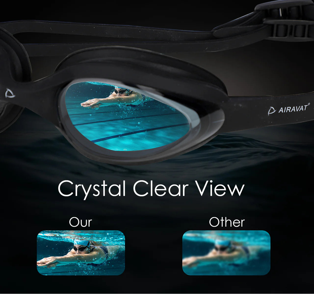 Ariavat Swimming Goggles (FRAYER 1003)