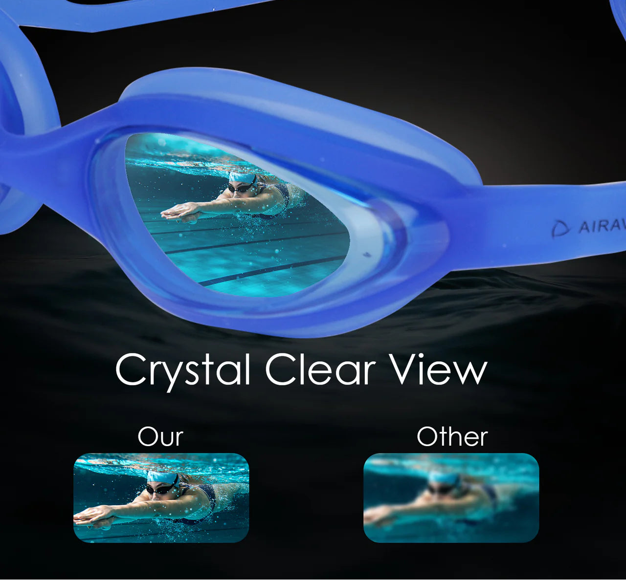 Ariavat Swimming Goggles (FRAYER 1003)