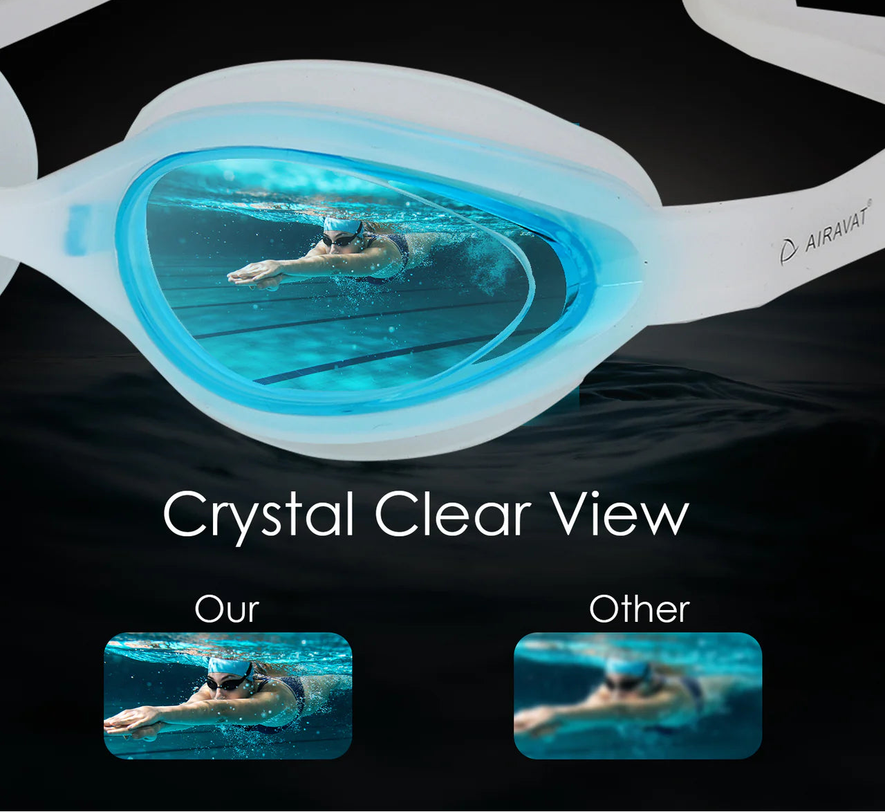 Ariavat Swimming Goggles (FRAYER 1003)