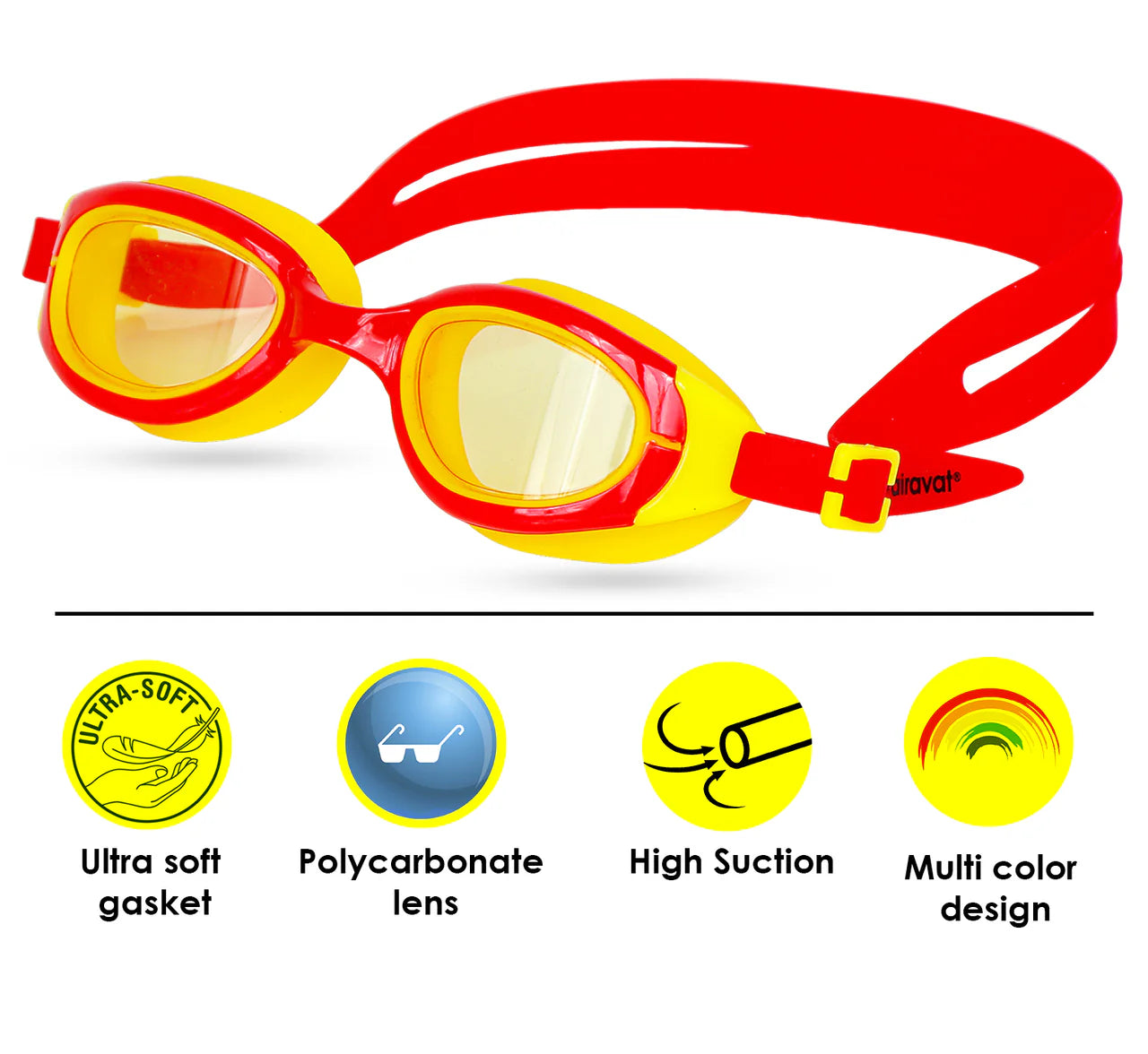 Ariavat Swimming Goggles for Kids (ORION 1022)