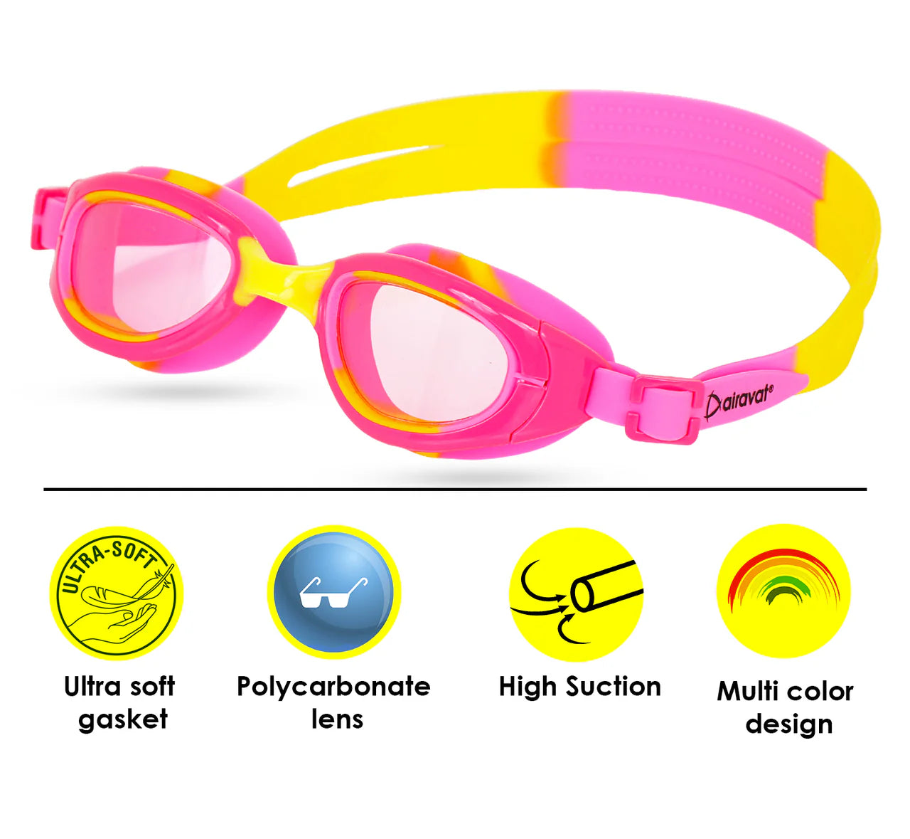 Ariavat Swimming Goggles for Kids (ORION 1022)