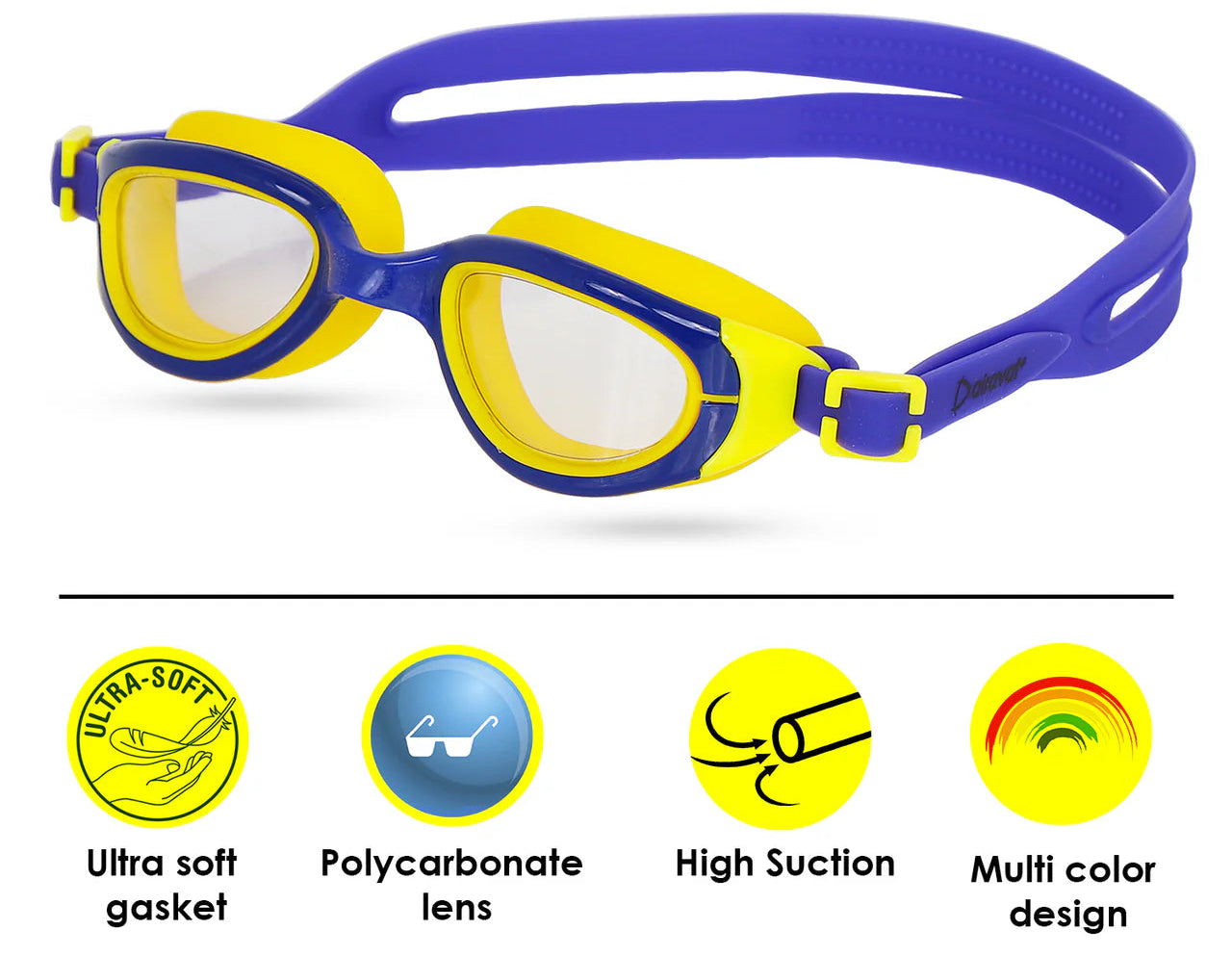 Ariavat Swimming Goggles for Kids (ORION 1022)