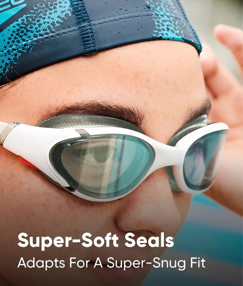 Speedo  Unisex Adult Bio-Fuse 2.0 Smoke Lens Swimming Goggles
