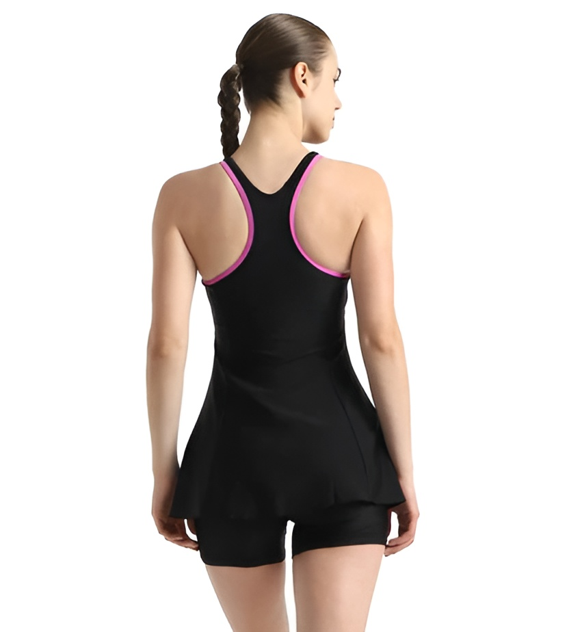 Speedo Women Racerback Frock Style Swimwear With Boyleg