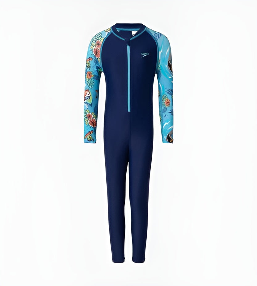 Speedo Unisex Full Body Suit Sleeve Print