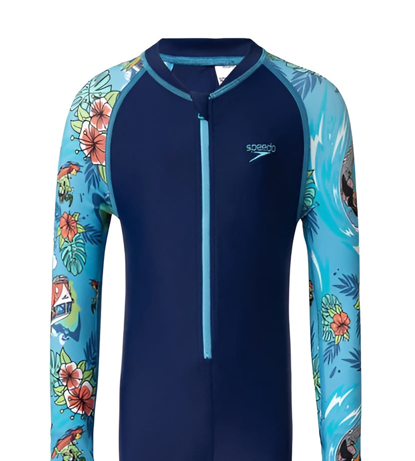 Speedo Unisex Full Body Suit Sleeve Print