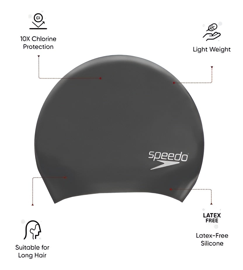 Speedo Unisex Flat Silicorn Cap