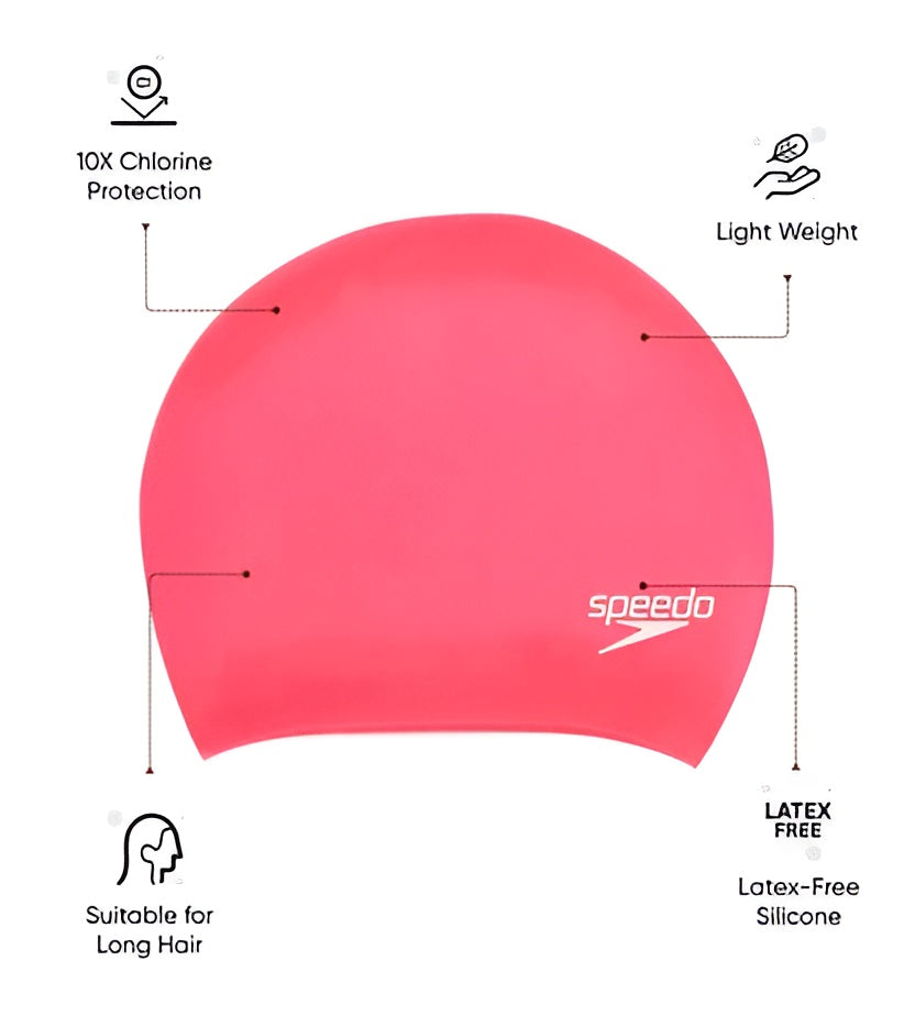 Speedo Women's Long Hair Silicorn Cap