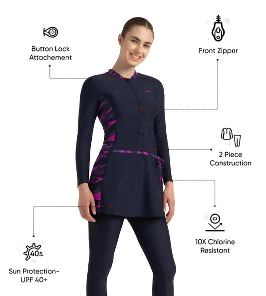Speedo Women Two Piece Full Body Suit