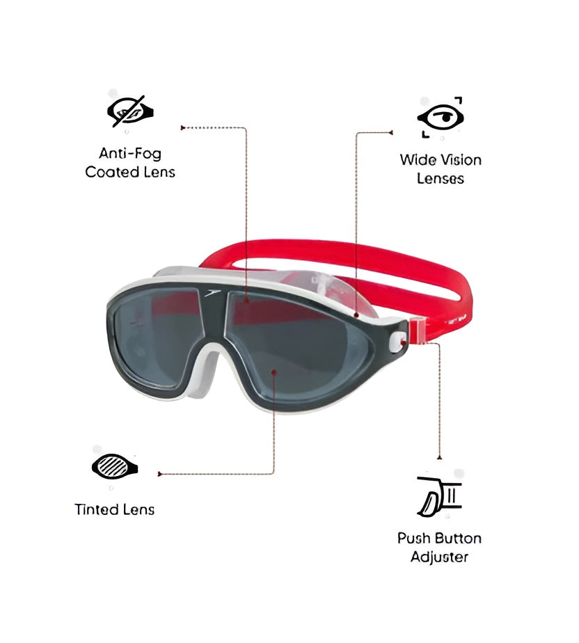 Speedo Swimming Goggles Rift Wide Vision lens