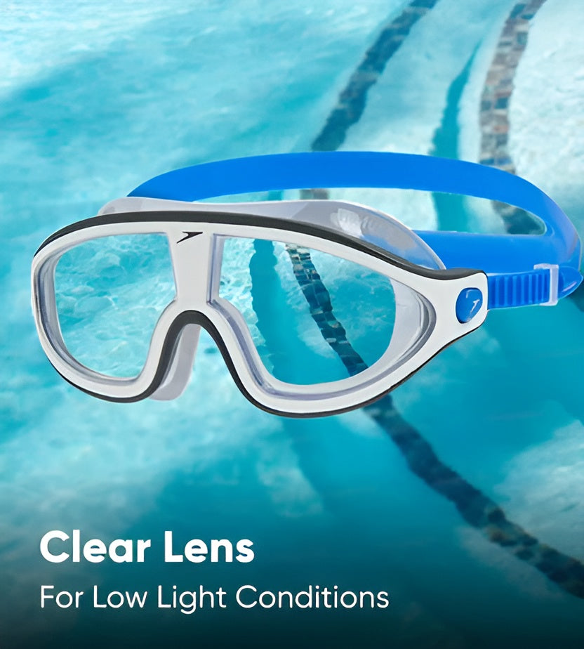 Speedo Unisex Adult Rift Smoke Lens Swimming Goggles