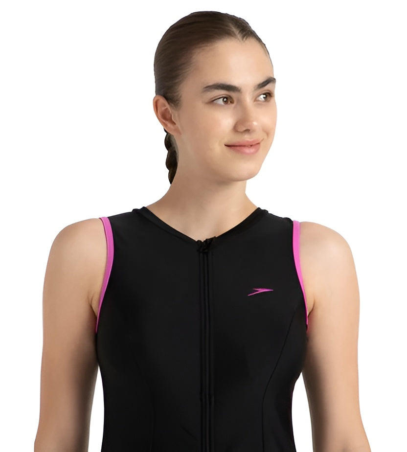 Speedo Women Closedback Frock Style With Boyleg