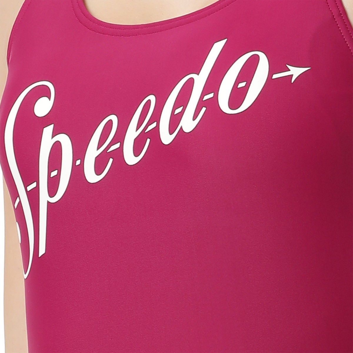 Speedo Women V-cut Heritage Logo Racerback One Piece Swimwear