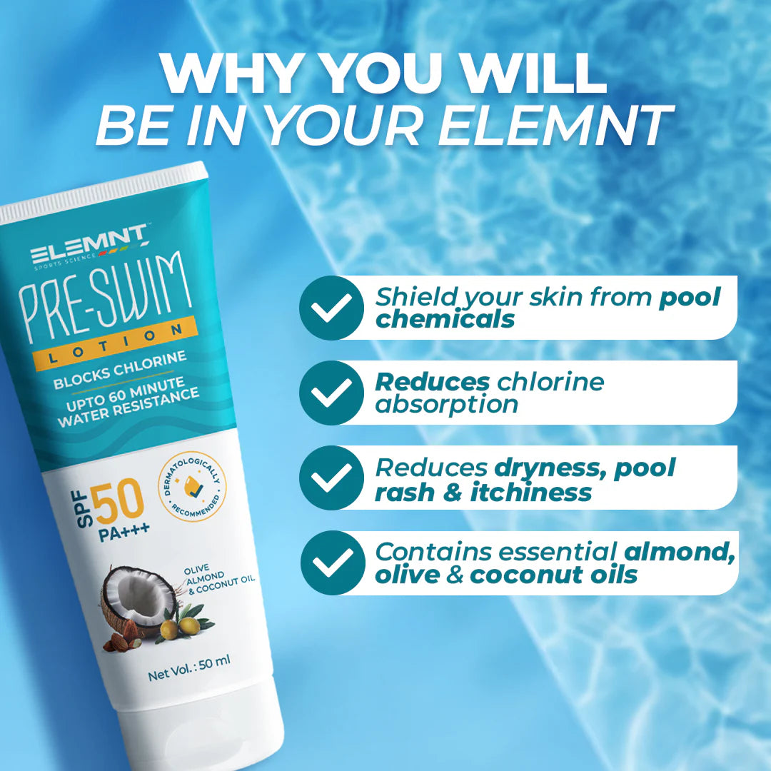 Pre-Swim Lotion SPF50 for Adults & Kids