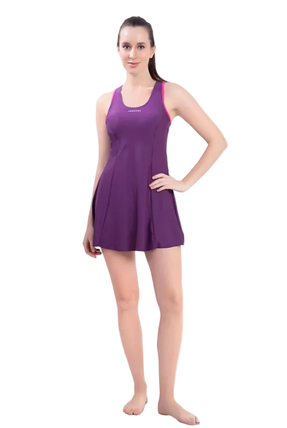 Lobster Frock Style Plain Swimwear