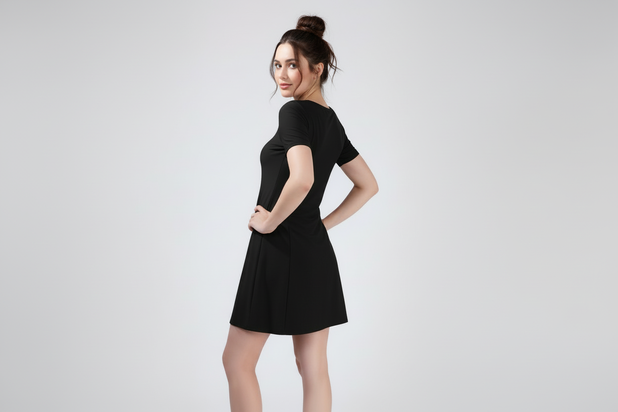 Lobster Plain Frockstyle Swimwear