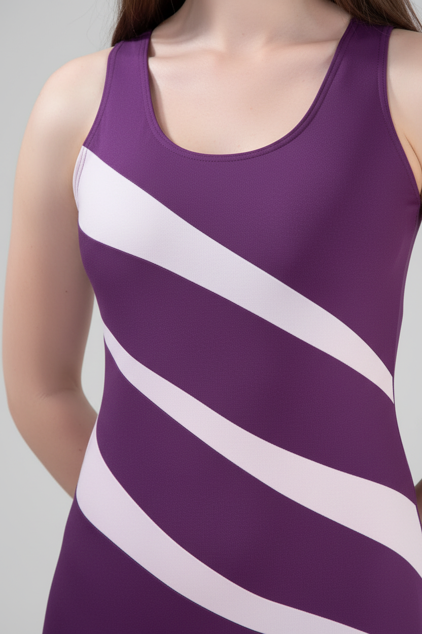 Lobster Legsuit with Strip Design