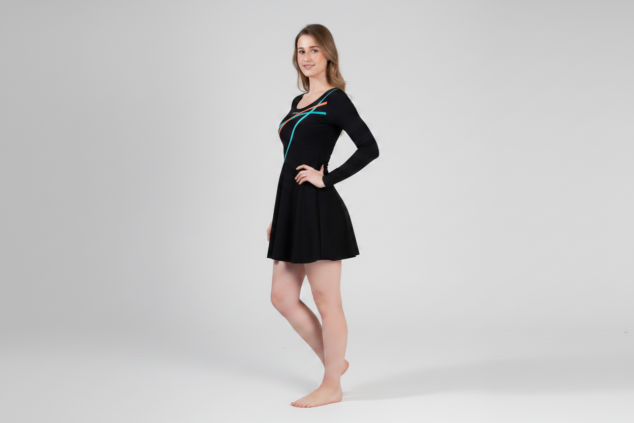 Lobster Fullsleeve Frockstyle Swimmwear