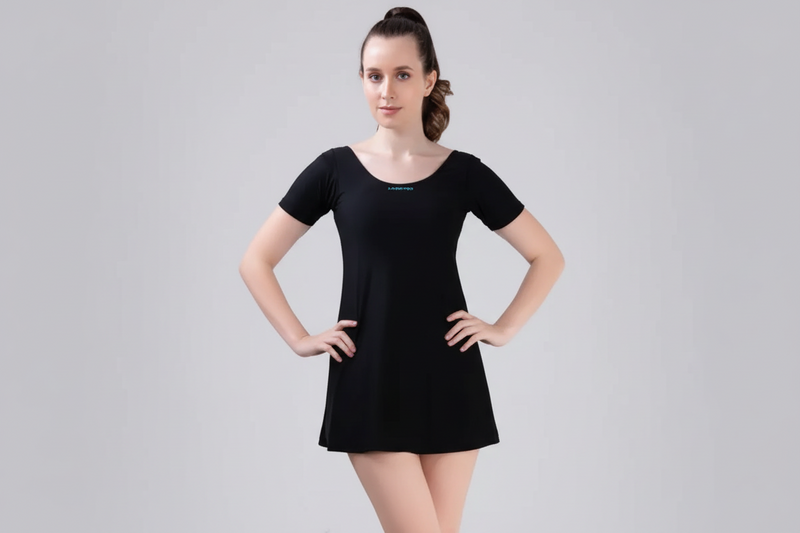 Lobster Plain Frockstyle Swimwear